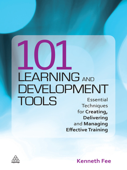 Title details for 101 Learning and Development Tools by Kenneth Fee - Available